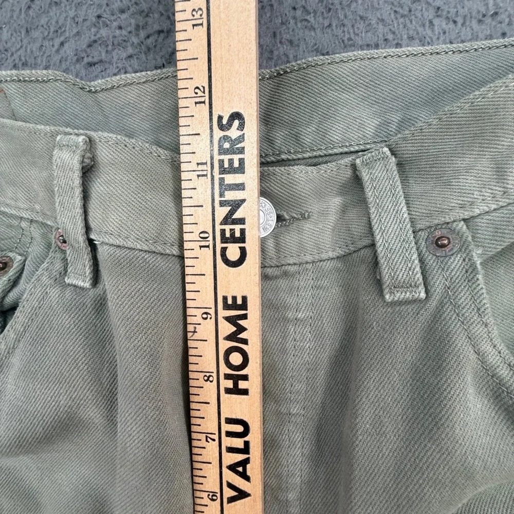 Levi's 501 Jeans Men 33x28‎ Sage Green Vintage 90s Straight Leg Button Fly 2394